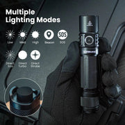 Tactical LED Rechargeable Flashlight 3800 Lumen