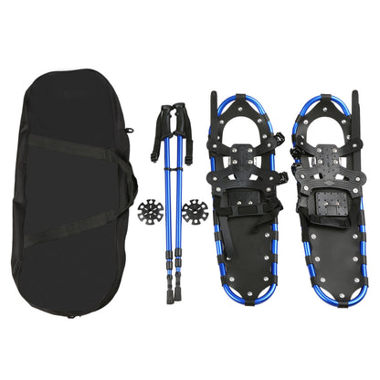 Snowshoes with Adjustable Poles