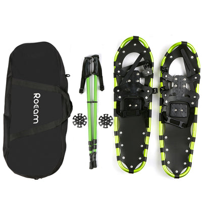 Snowshoes with Adjustable Poles
